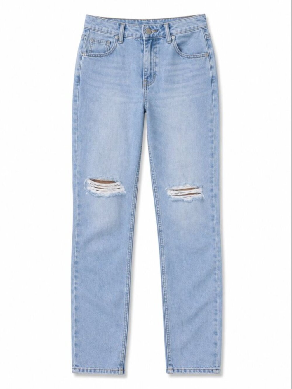 NWT TRUE CRAFT Distressed High Rise Jeans 12